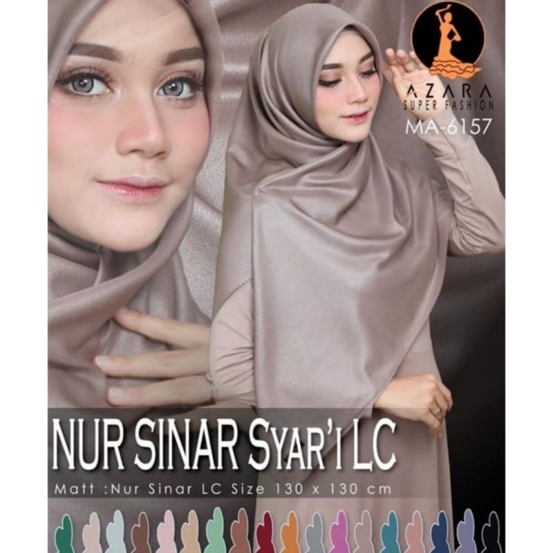 kerudung segiempat syar'i jumbo Azara - hijab jilbab kerudung polos