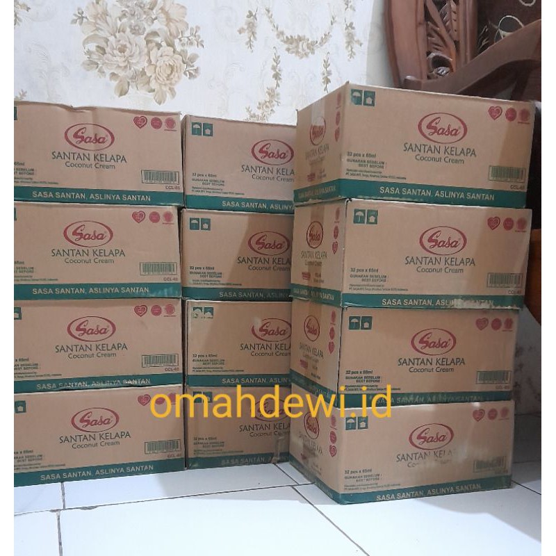 SASA SANTAN CAIR 1 DUS isi 32 biji (65ml)