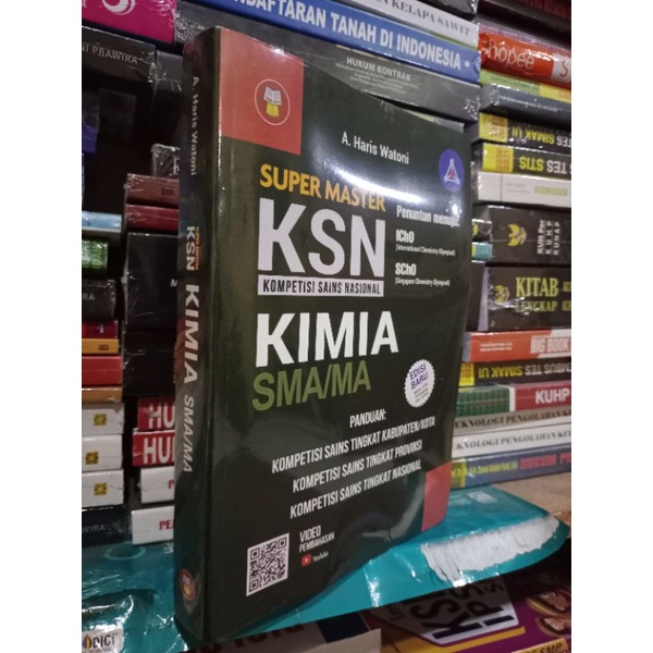 Buku SUPER MASTER KSN KOMPETISI SAINS NASIONAL KIMIA SMA-1