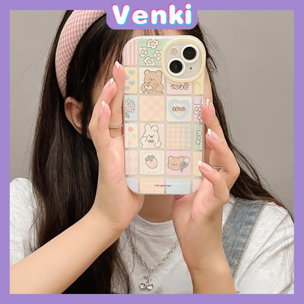 iPhone Case Silicone Soft Case Clear Case Airbag Shockproof Camera Cover Protection Cute Cartoon Compatible For iPhone 11 iPhone 13 Pro Max iPhone 12 Pro Max iPhone 7Plus iPhone xr