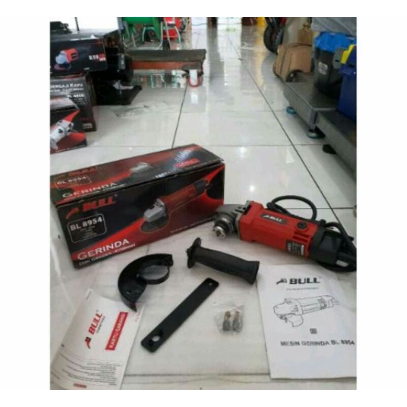 BULL BL-8954 / Mesin Gerinda Tangan Bull BL8954 / Angle Grinder 4inch BL 8954 murah dan berkualitas
