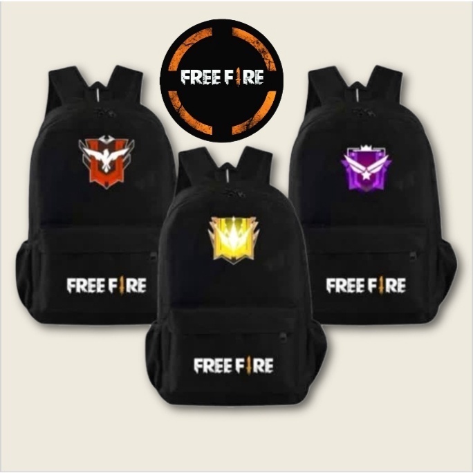 Termurah  Tas Sekolah ff anak Laki laki Sd Tas Game Free Fire Tas Ransel Anak Laki Laki Terbaru