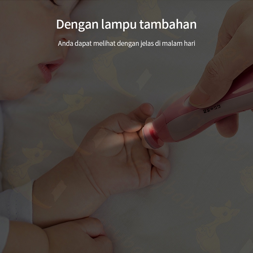 Ivorybaby Baby nail trimmer baby care gunting kuku bayi elektrik set alat kikir kuku bayi