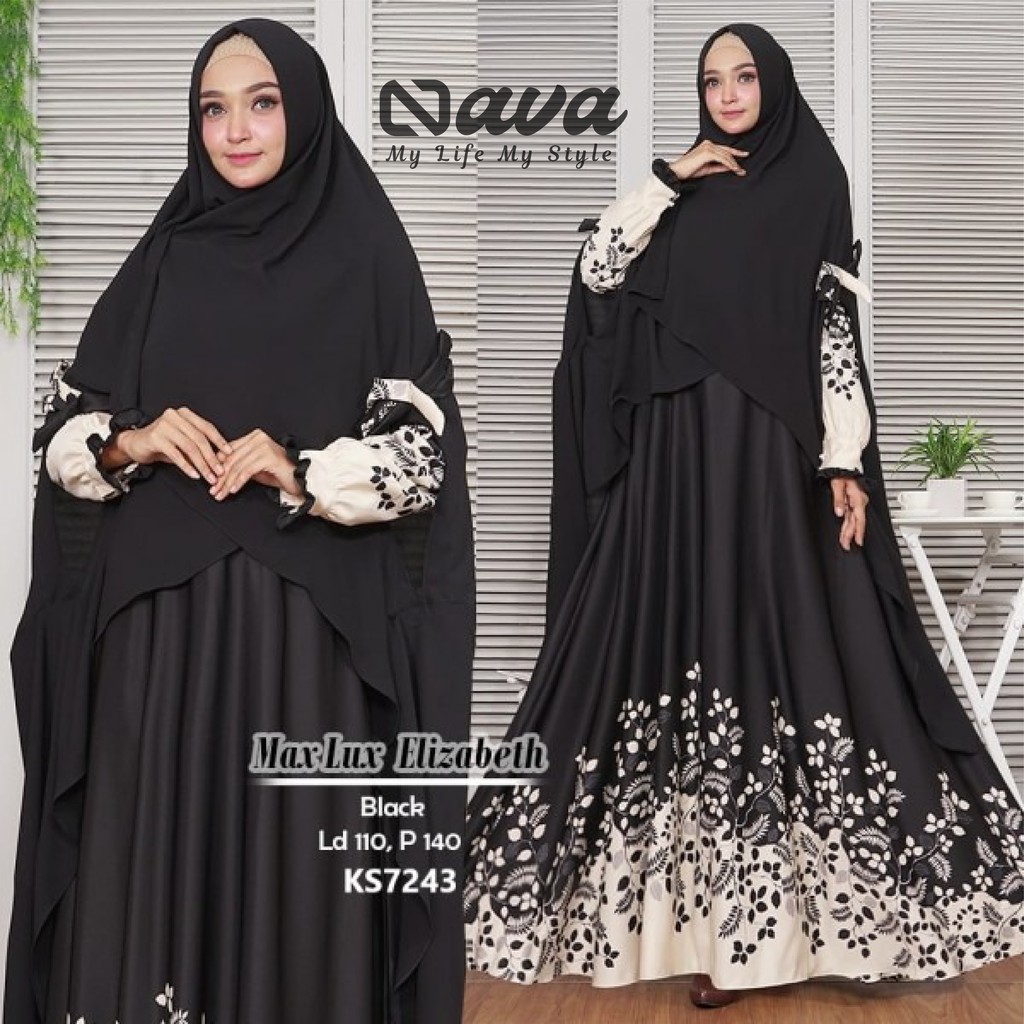 Baju Muslimah Bahan Maxmara Elizabeth
