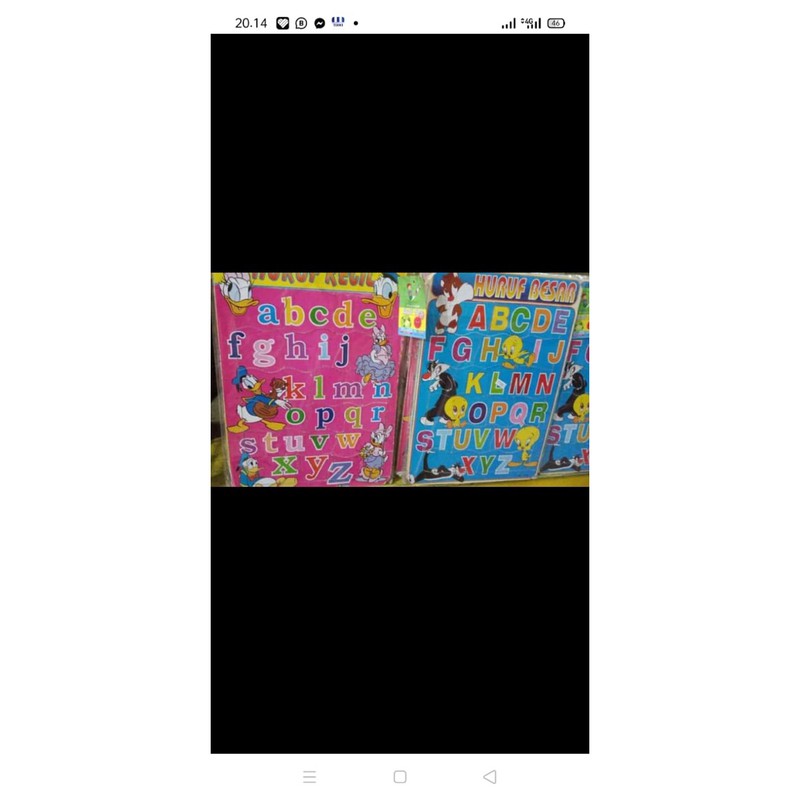 puzzle huruf abjad dan hijaiyah