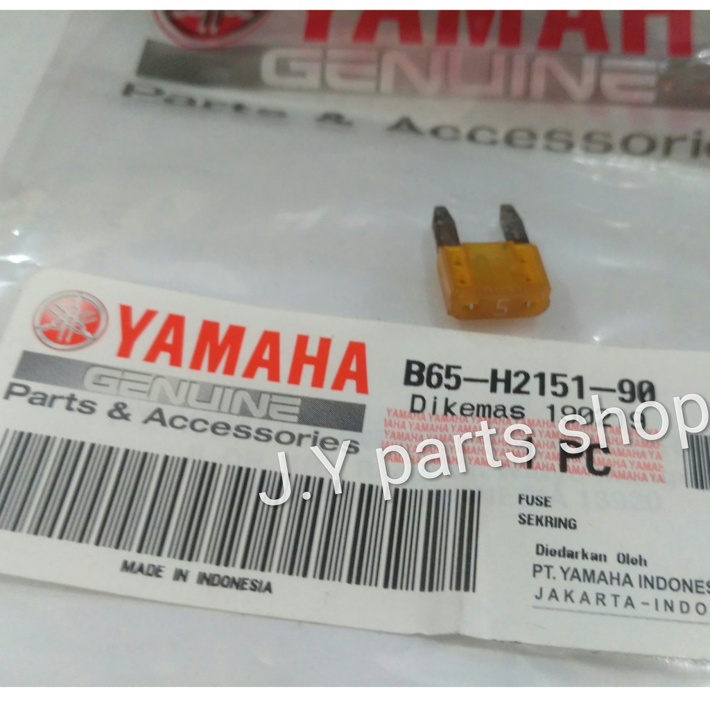 FUSE SIKRING TANAM KECIL 5A 5 A AMPER AEROX 155 LEXI FREE GO ORIGINAL YGP B65-H2151-90