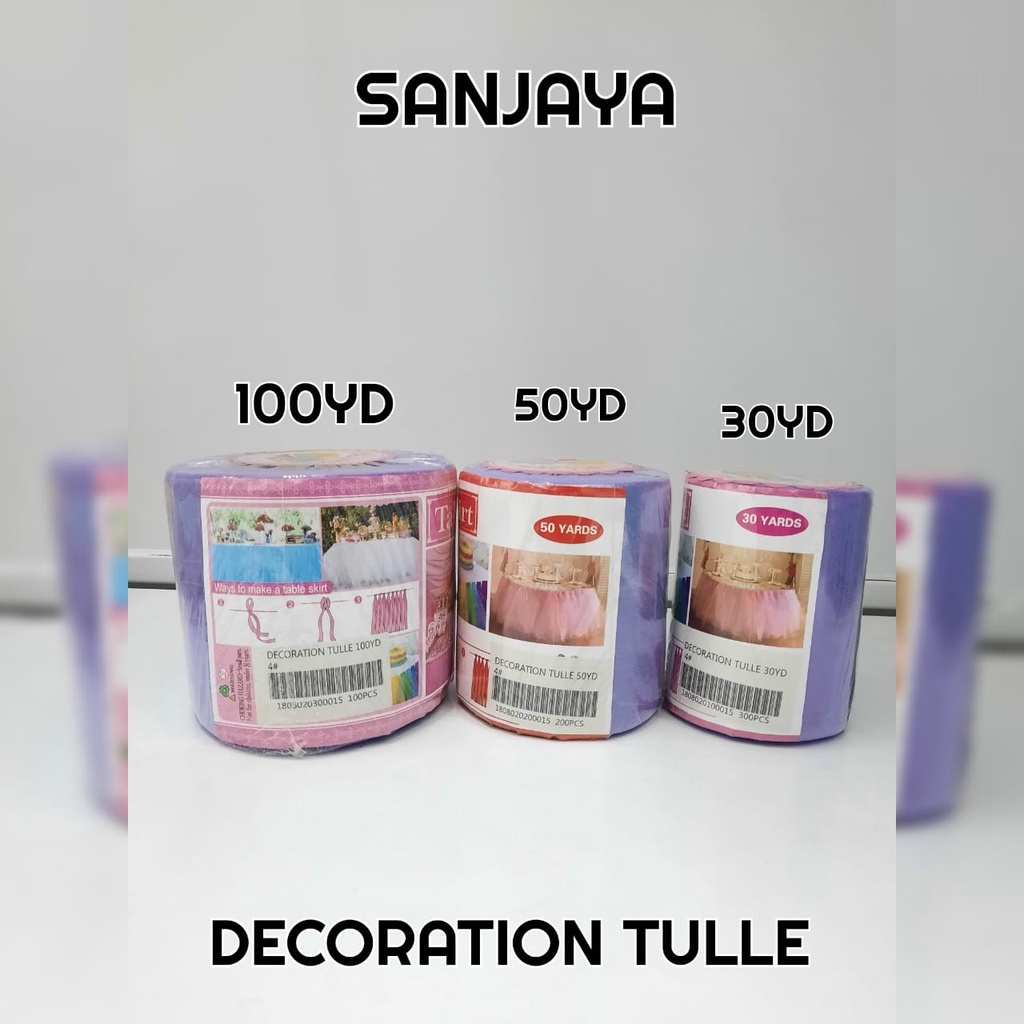 [1 Roll] Backdrop Tulle / Kain Tulle / Dekorasi Hiasan Pesta / Dekorasi Pernikahan / Decoration Tulle