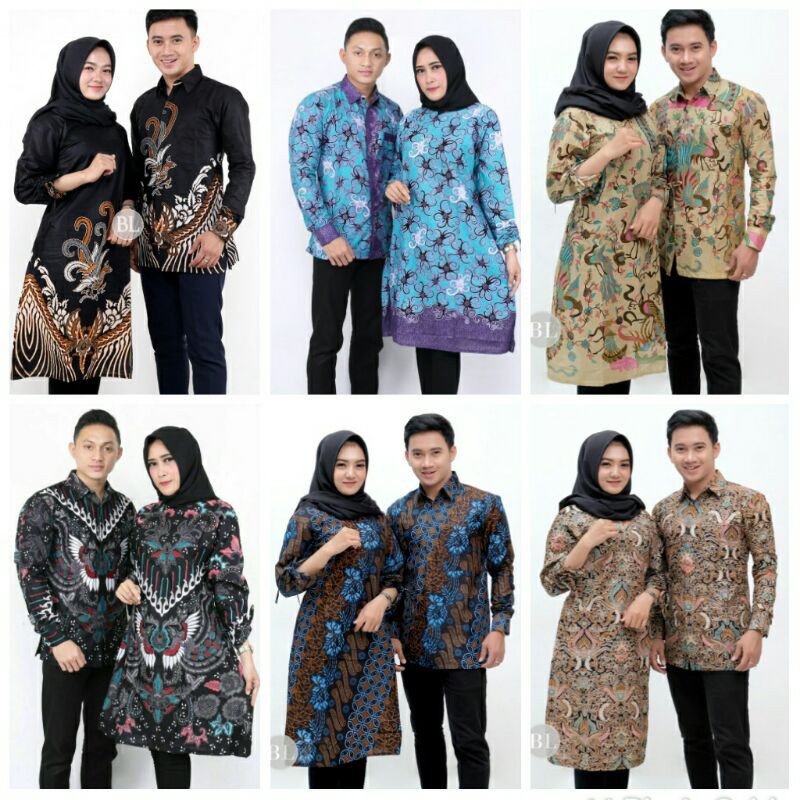 Maura Couple - Sania Ruffle Batik Couple Ori Ndoro Jowi DNT