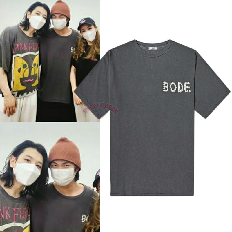 Baju Kaos BTS RM Namjoon style BOODEE LOGO KIRI