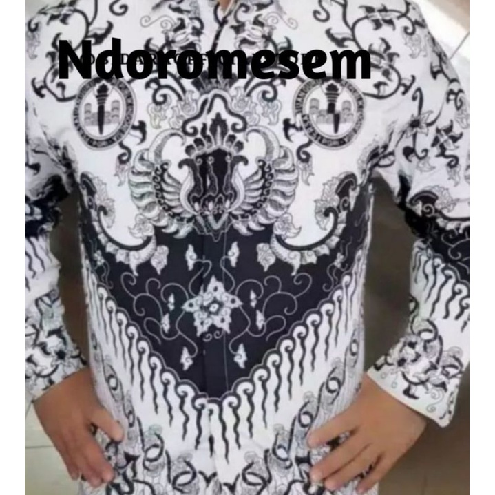 SRAGAM BATIK  PGRI KUSUMA BANGSA TERBARU FULL FURING