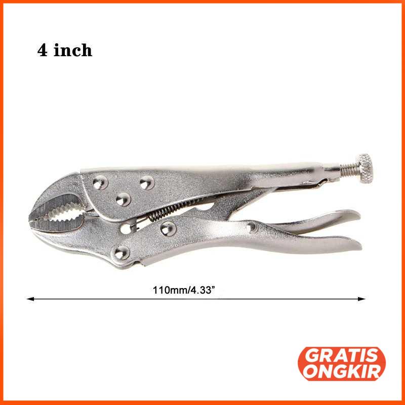 Tang Multifungsi Pliers Manual Pressure Mouth C Type 4 Inch -L100