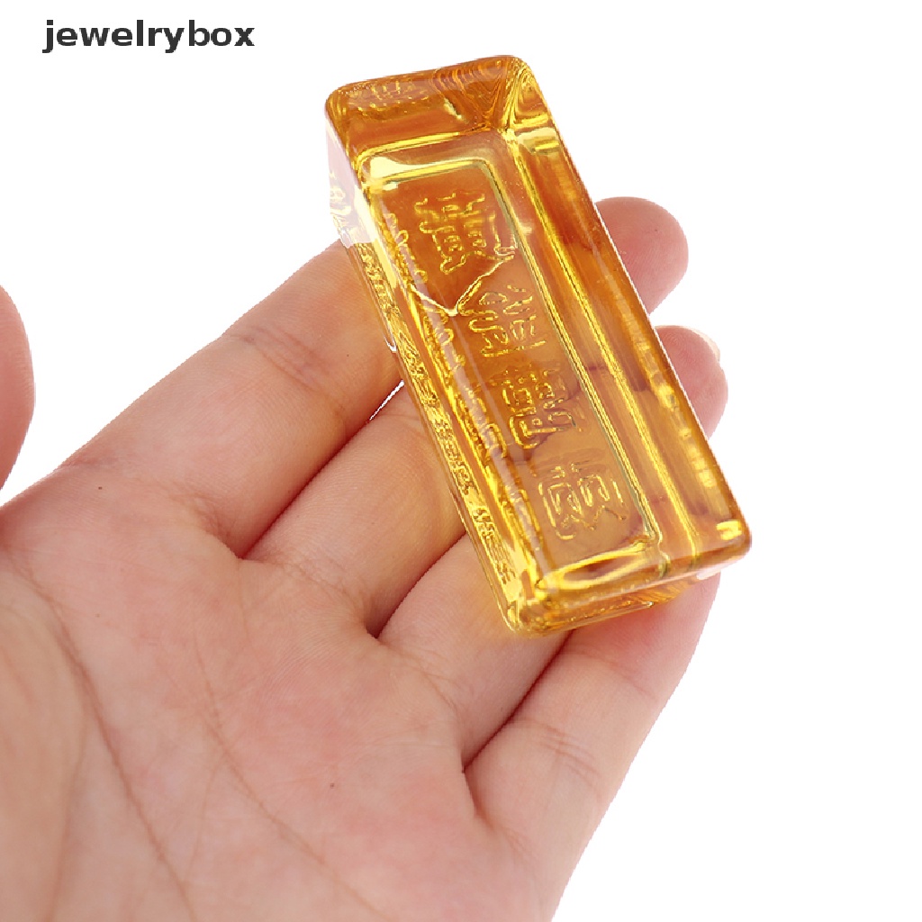 1pc Kristal Kuning Emas Gaya China Untuk Dekorasi Rumah