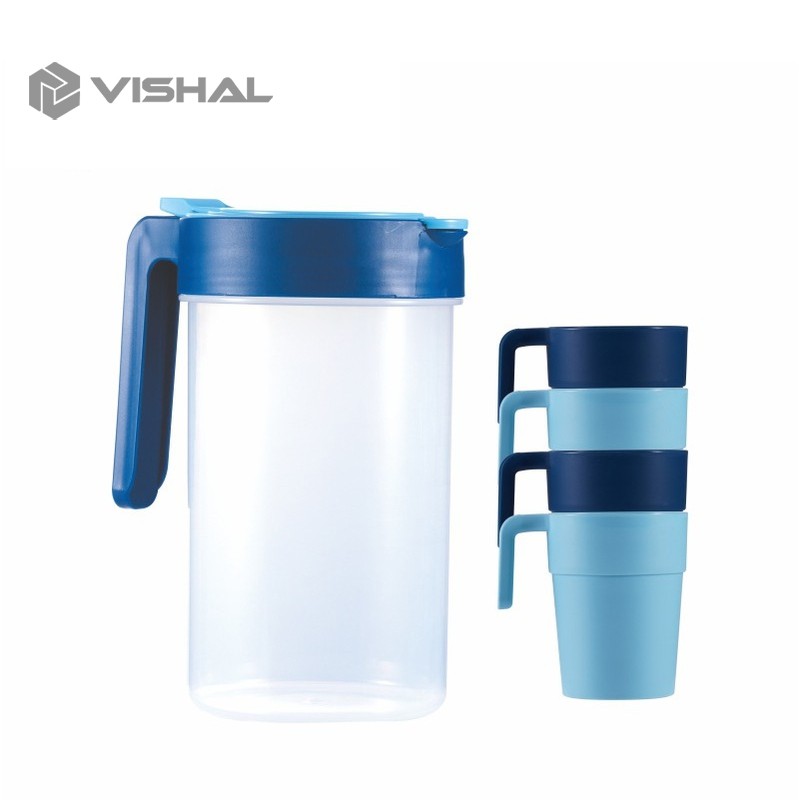 VISHAL 5In1 Eskan Air Minum/Teko Plastik Ceret Air Plastik /Teko Air/Pitcher Water water Jug Infused