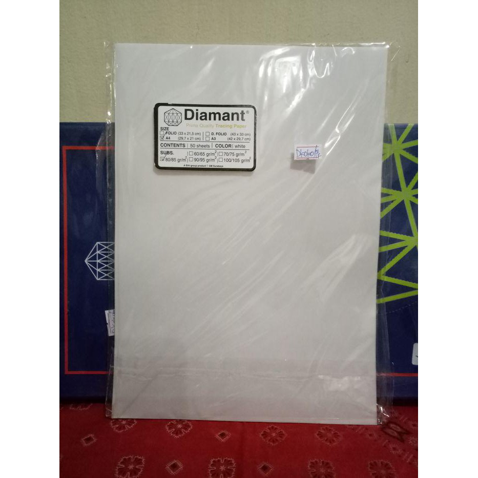 

Kertas / Kertas Kalkir A4 / F4 Folio - 80/85 Grm Tracing Paper - Putih F4