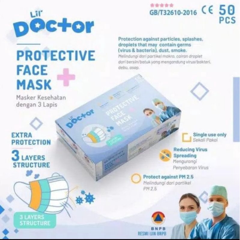 LIL DOCTOR Protective Face Mask (50pcs)