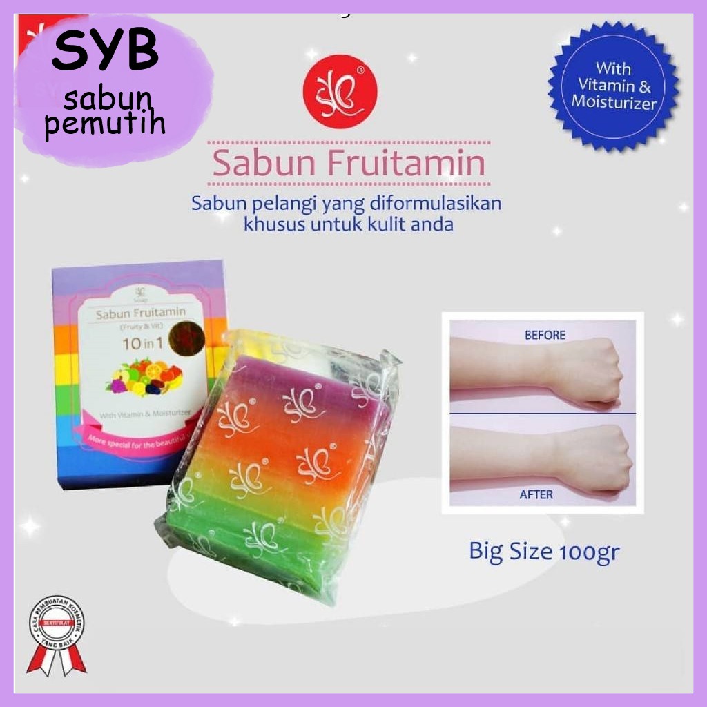 SYB BODY LOTION,YOGURT,BODY SERUM,FRUITAMIN,BEDDA LOTONG EXFOLIATING MASK  ORIGINAL BPOM