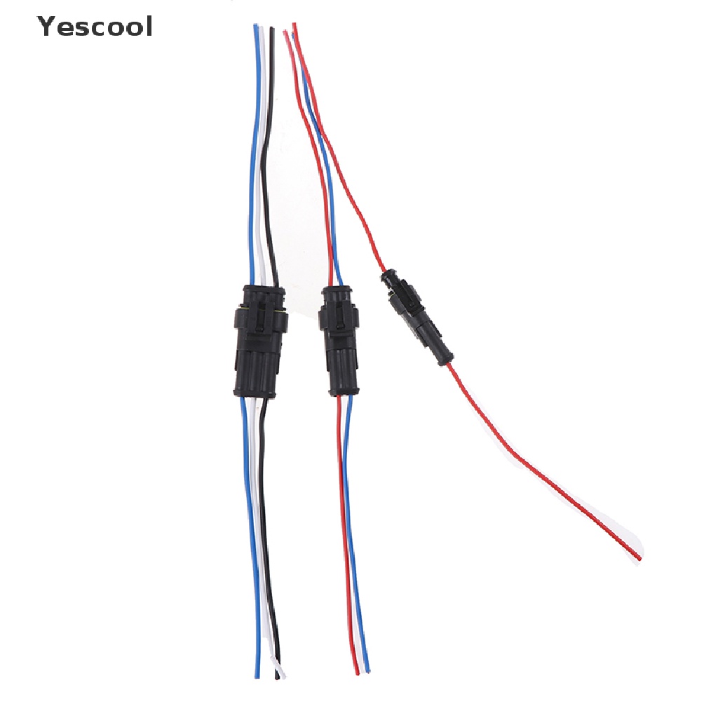 Yescool Konektor Kabel Listrik 1 / 2 / 3 / 4 / 5 / 6 Pin Male / Female Anti Air