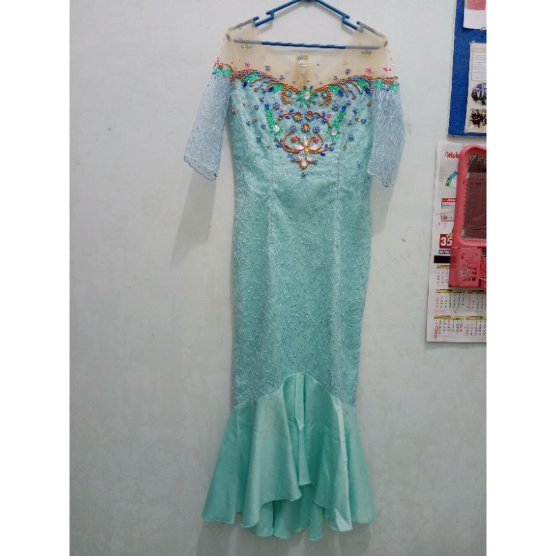 Kebaya biru muda