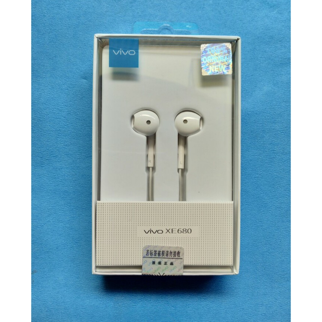 earphone Vivo Original V5 Plus V7 XE680 headset handsfree HIFI ORI 100%