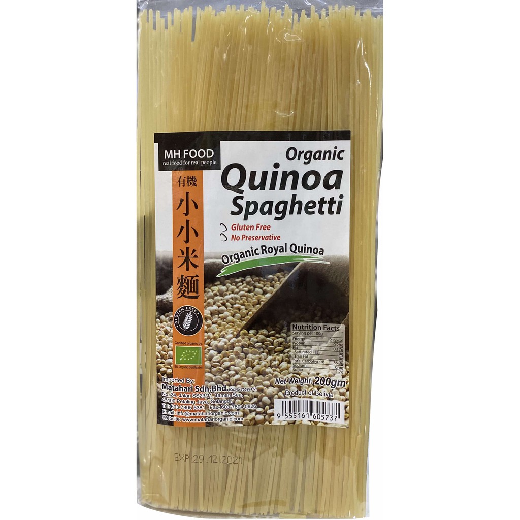 MH Food Organic Quinoa Spaghetti 200g