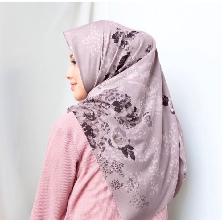 Promo !! Hijab Voal Segiempat Motif Kumala Series Jilbab Segiempat Voal Kerudung Segi Empat Motif