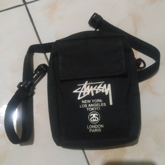 Tas selempang sling bag stussy x appendix japan magazine original