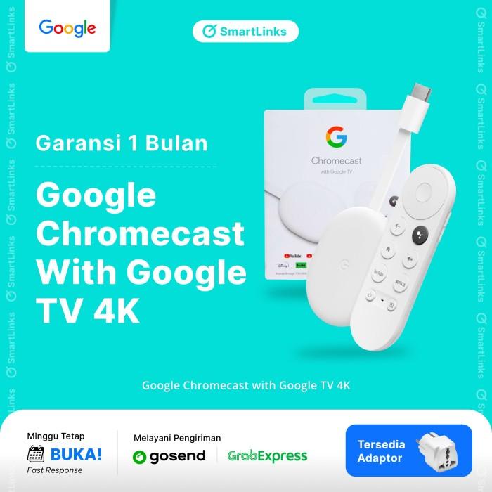 Google Chromecast With Google Tv 4K Original Bnib Garansi