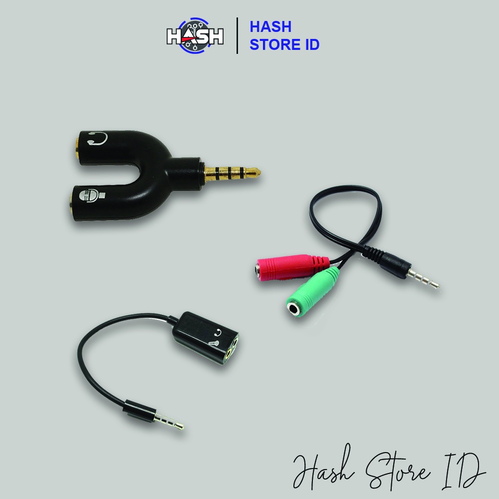 Splitter Audio Untuk Headphone Microphone