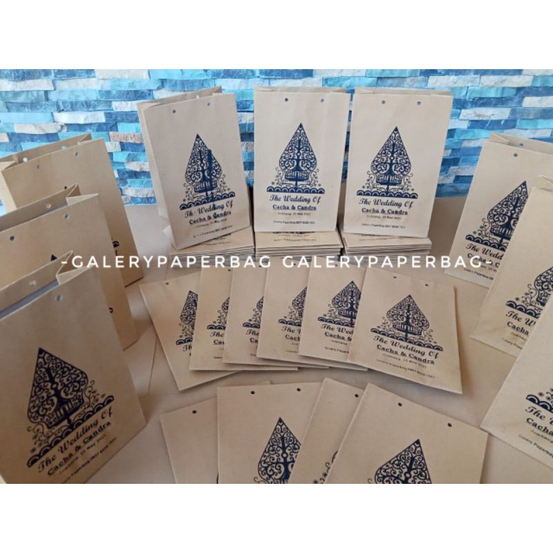 

paperbag sablon custom,riquest ukuran 125gsm