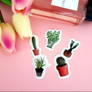 Deco Sticker Pack Stiker Lucu Gambar Tanaman Tumbuhan Deco Sticker Pack Stiker Lucu Gambar Tanaman Tumbuhan