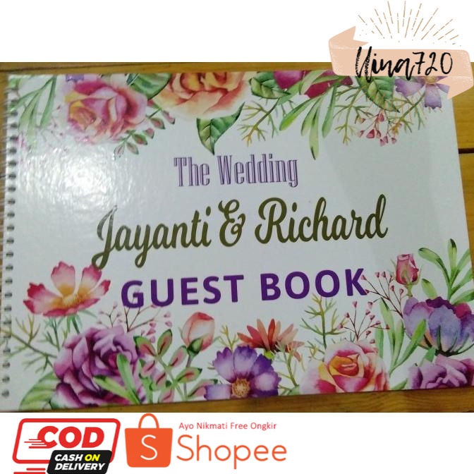 

Buku Tamu / Guest Book ( Full Custom ) Kode 781