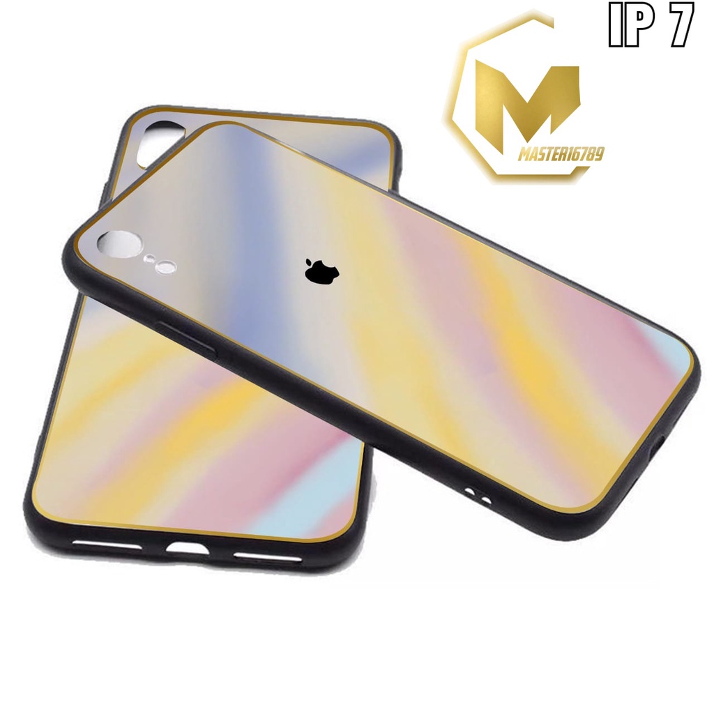 ss044 softcase rainbow 1phone 6 6+ 6s 7 8 x xs xr ma2119