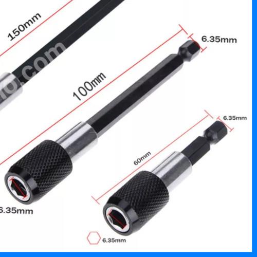 ★ Extension Mata Bor Panjang Konektor Mata Obeng Bor Sikat Panjang 3 PCS ❅