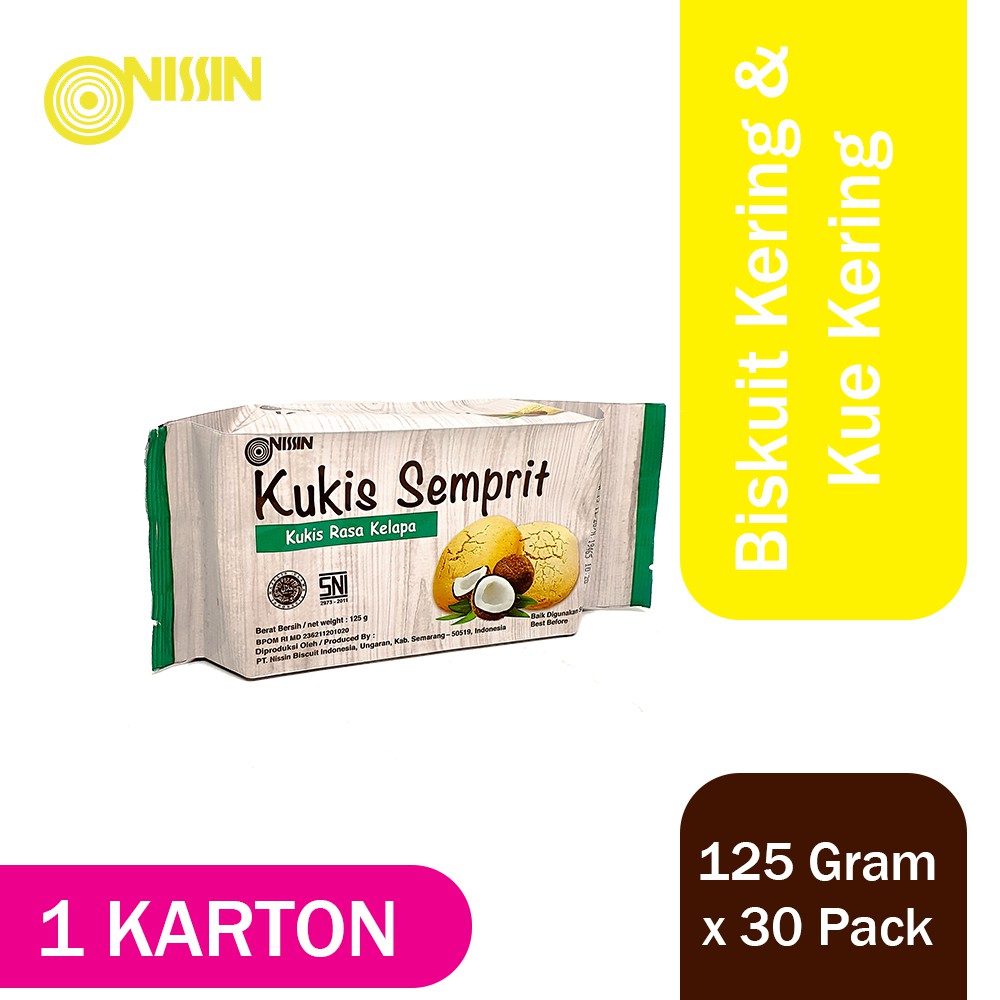 

Kukis Semprit 125 gr 1 Karton