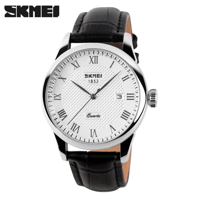 Ready Stok jam tangan pria murah,,,> Jam Tangan Pria Clasic SKMEI 9058 Original Anti Air - Hitam
