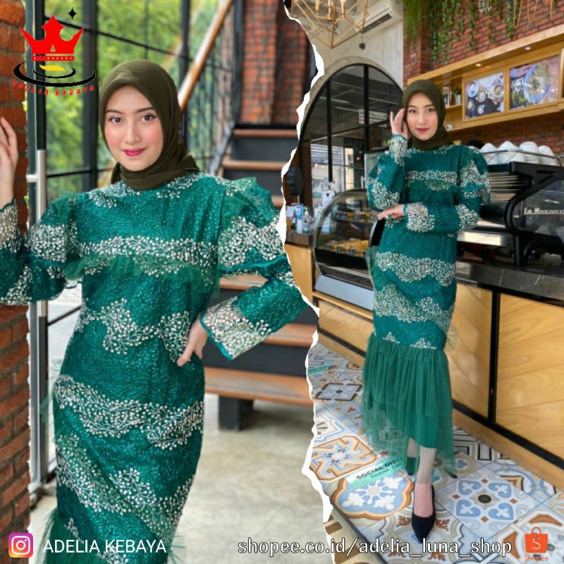 PB&gt; CANTIK BANGEET!!! GAMIS TULLE BORDIR FASHION / GAMIS RANA-RANI / BAJU GAMIS OUTFIT PESTA WISUDA