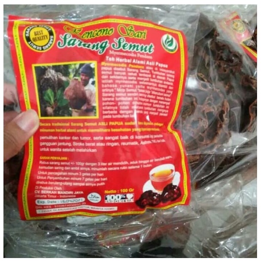 

Teh Herbal Alami Sarang Semut Asli Papua / SARMUT Asli