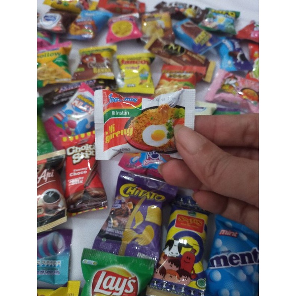 Magnet kulkas/ ganci miniatur snack
