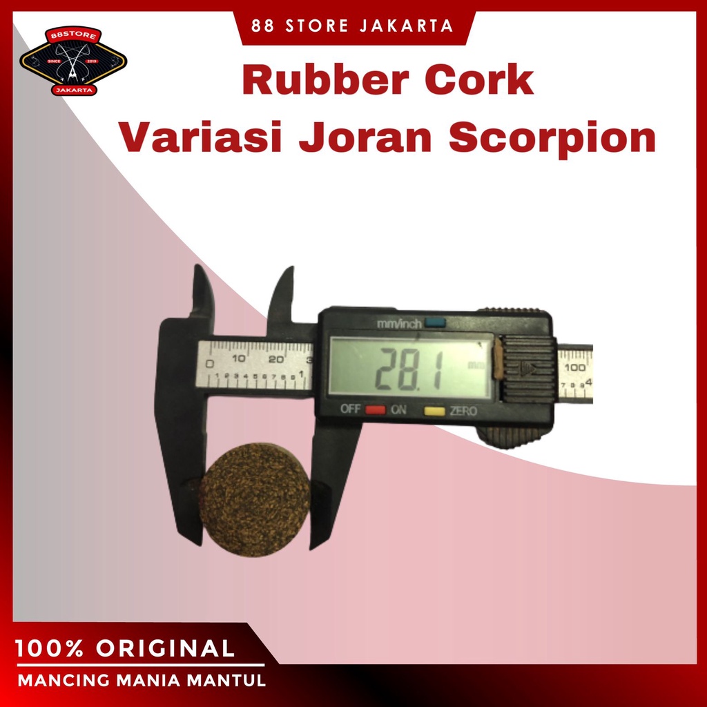 rubber cork variasi busa joran