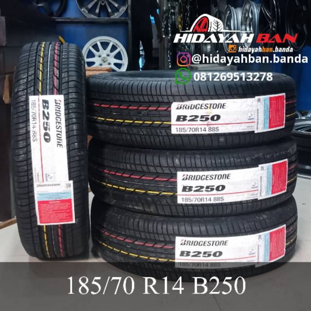 Ban Bridgestone B250 Size 185/70 | R14