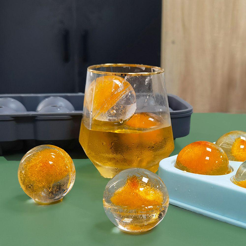 Solighter Pembuat Es Batu Dapat Digunakan Kembali Untuk Whiskey Sphere Ice Cube Mold Bar 3D Bentuk Berlian