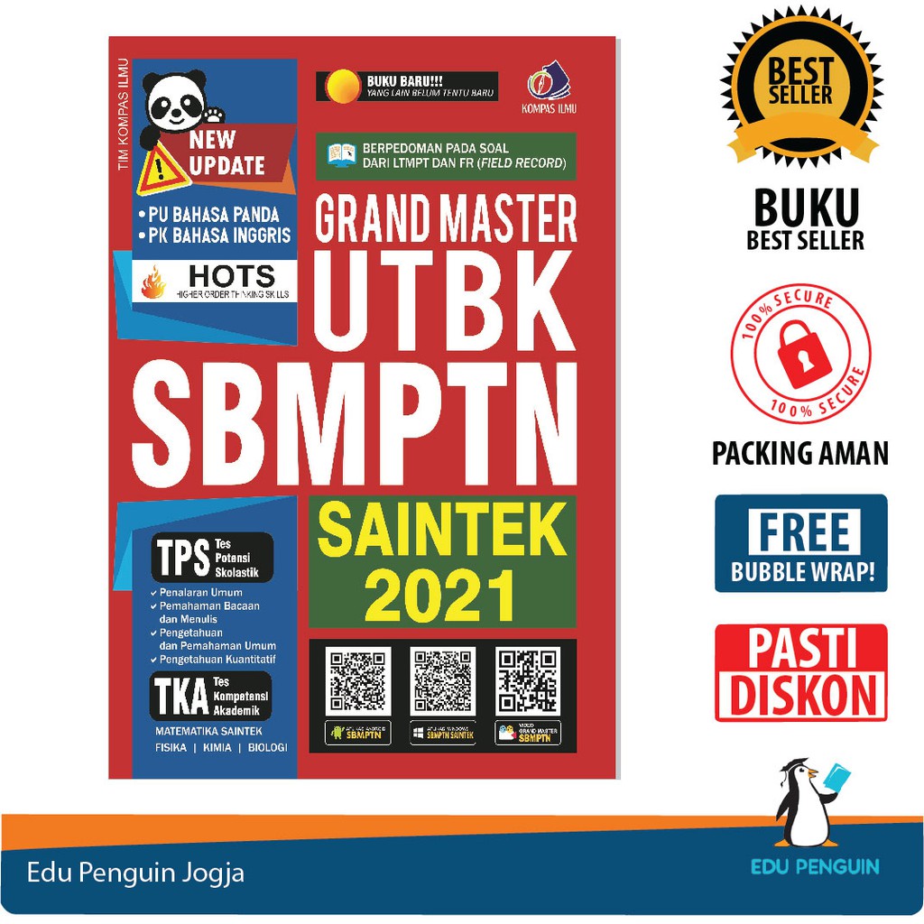 Buku New Update Grand Master Utbk Sbmptn Saintek 2021 Shopee Indonesia