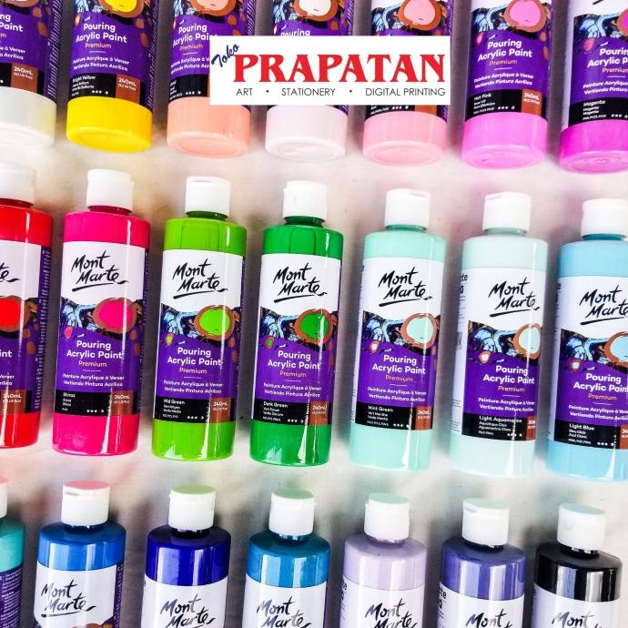 

TERBARUU!! Mont Marte Pouring Acrylic Paint 240ml SALE