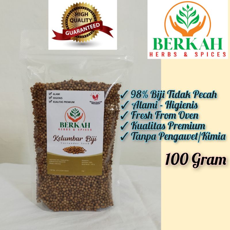 

Ketumbar Hitam Asli 100gr / Ketumbar Biji / Corriander Seed Kualitas Premium