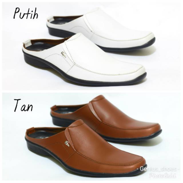 sandal sepatu bustong pria kulit asli sendal casual santai formal cowok C5 sandal laki laki murah