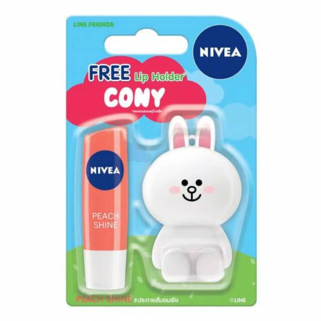 Nivea Lip Balm Care x  Line Friends Free Lip Holder Cony