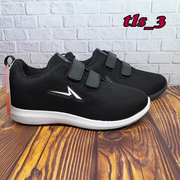 Sepatu Laki Remaja Ando Pino Velcro 31-38 Sepatu Sneaker Cowok