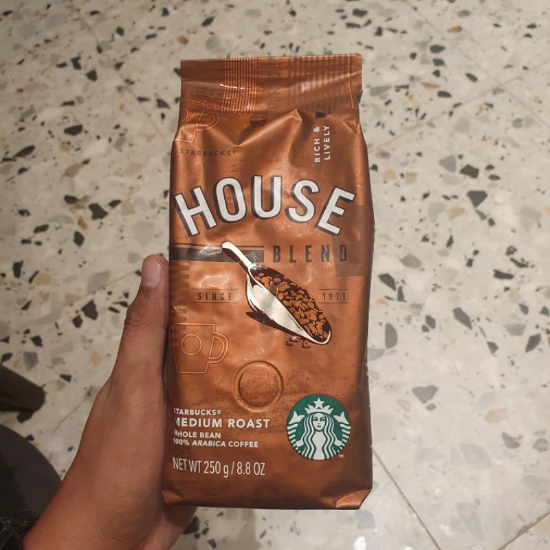 

Starbucks Kopi Whole Bean House Blend 250gr