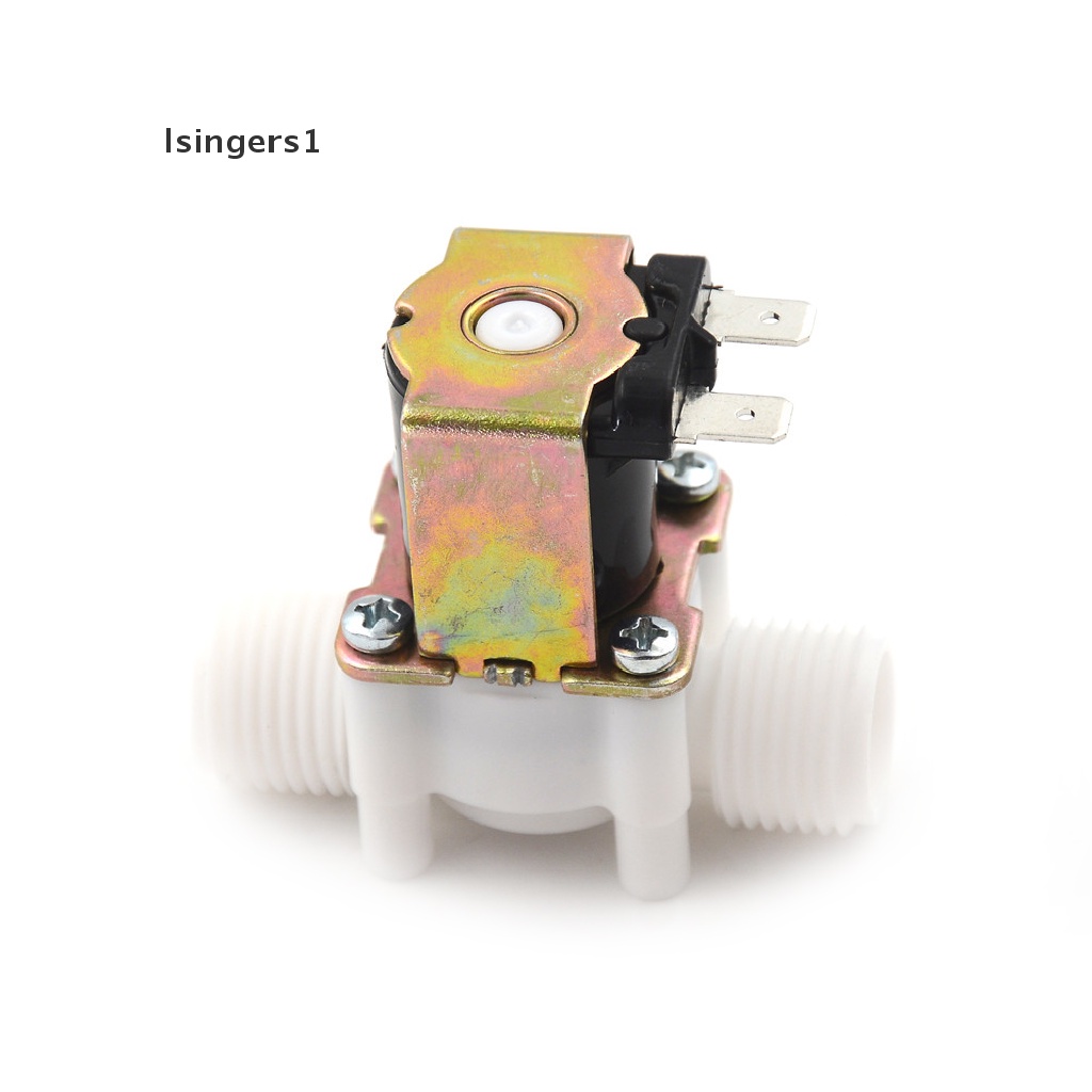 (lsingers1) N / C Katup Solenoid Elektrik Magnetik 12V 1 / 2 &quot;Untuk Air / Udara