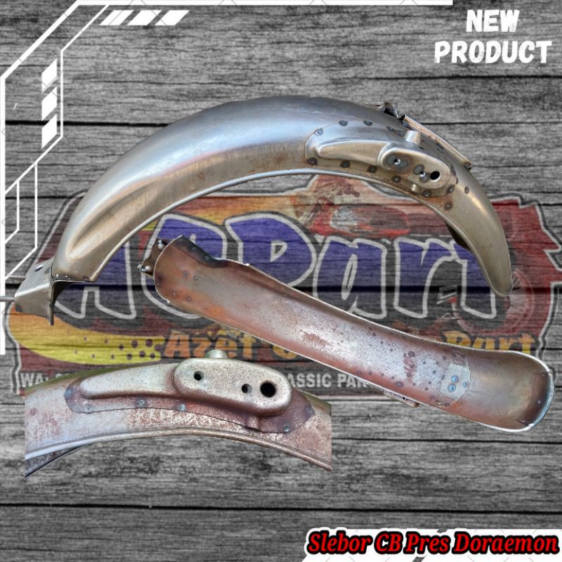 Slebor Spakbor Belakang CB 125 Pres Solo Sakatech Doraemon